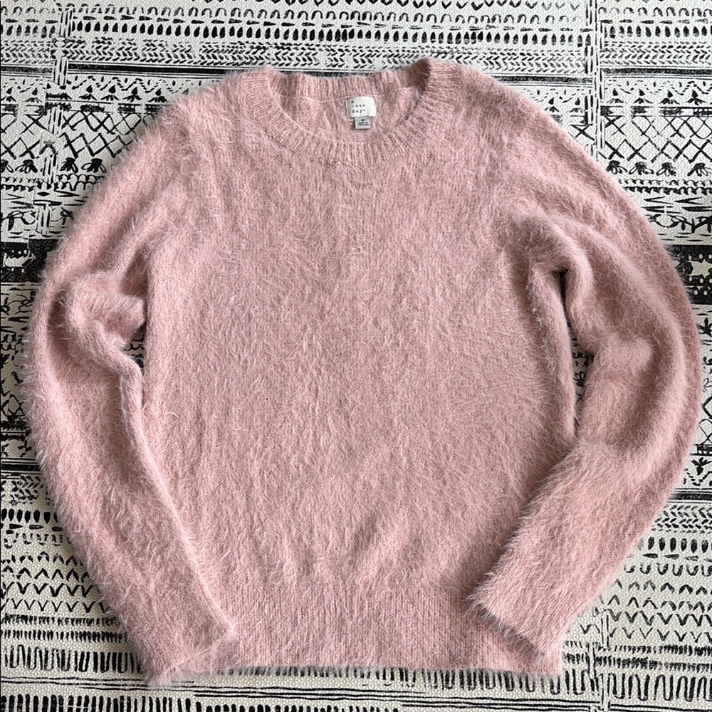 A New Day Pink Crew Neck Sweater